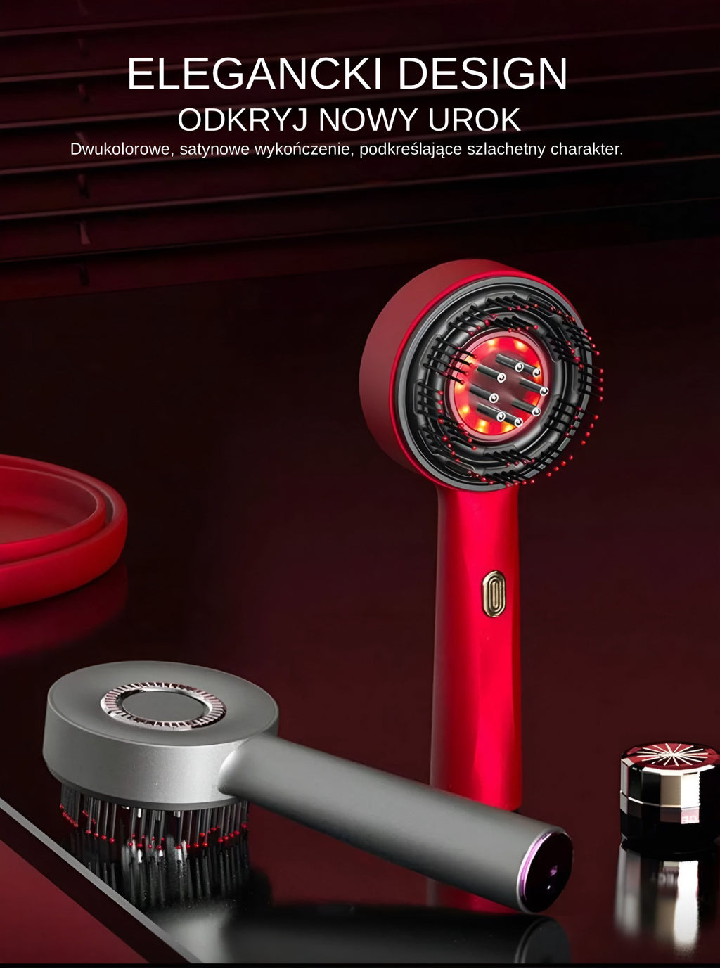 Masażer Premium Zenith 3-w-1: Terapia Światłem, Mikroprądy i Aplikator Serum